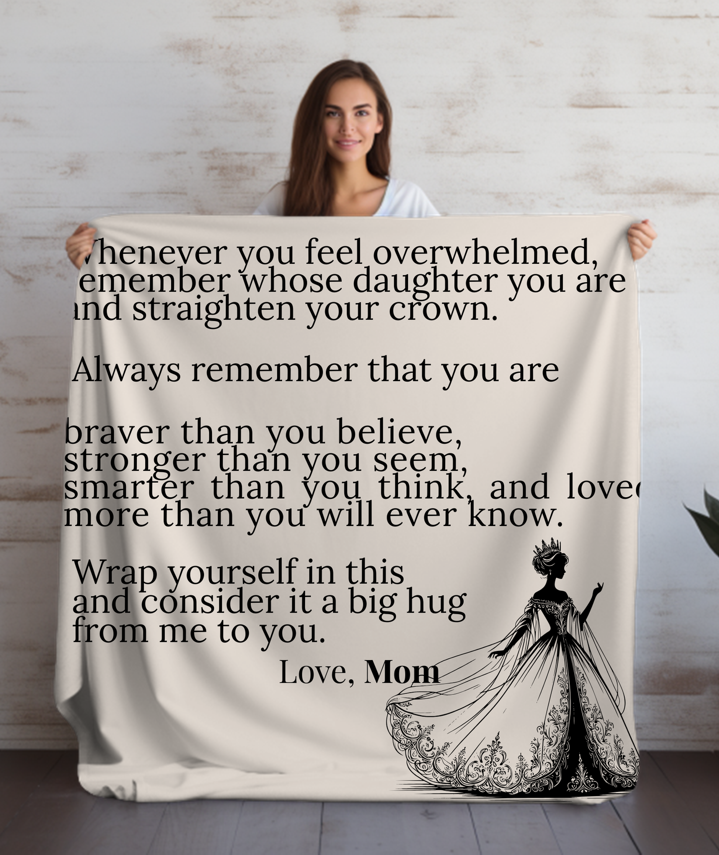 To My Daughter from Mom  More than a Blanket- A Gift She Will Treasure Forever