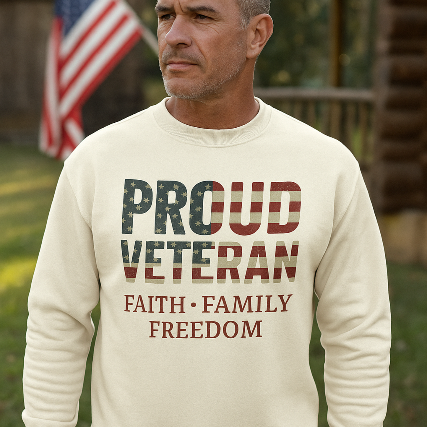 Proud Veteran LS T-Shirt