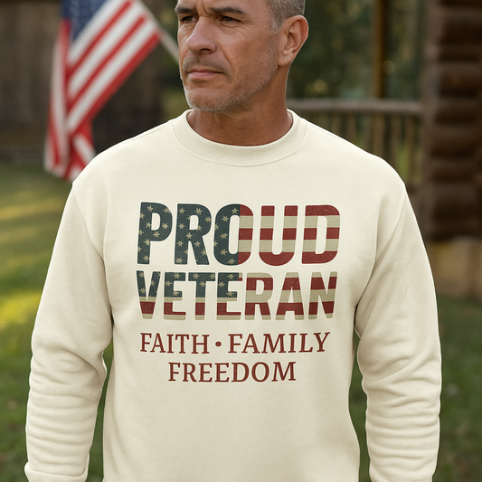 Proud Veteran LS T-Shirt