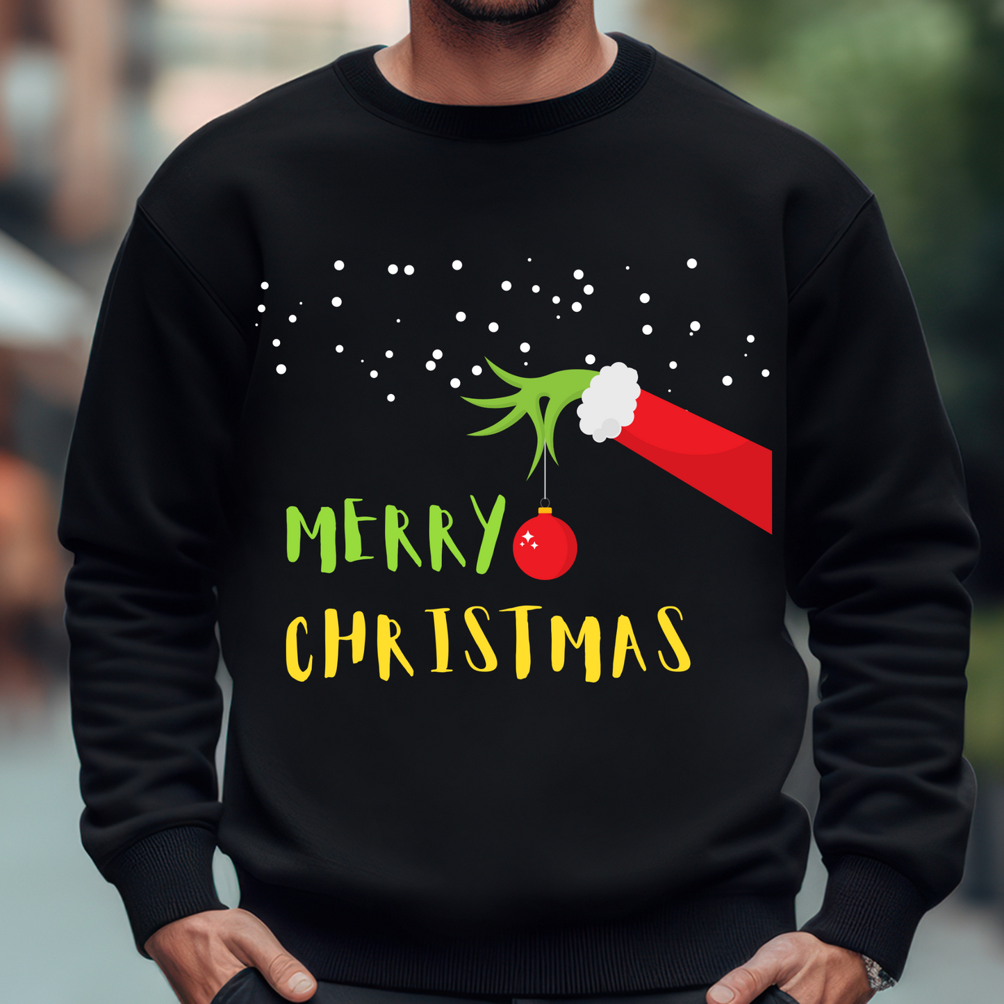 Merry Christmas  Crewneck Pullover Sweatshirt
