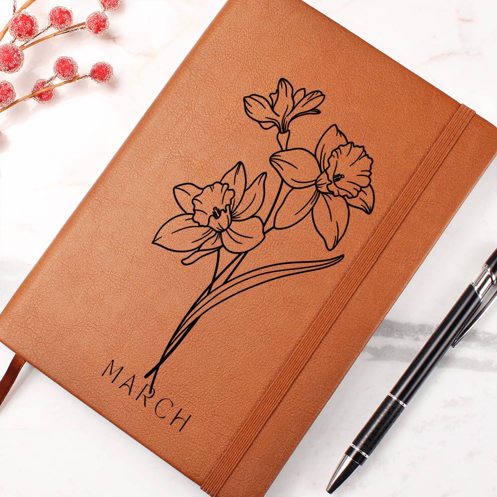 Journal |  March Birth Month Flower|  Daffodil,