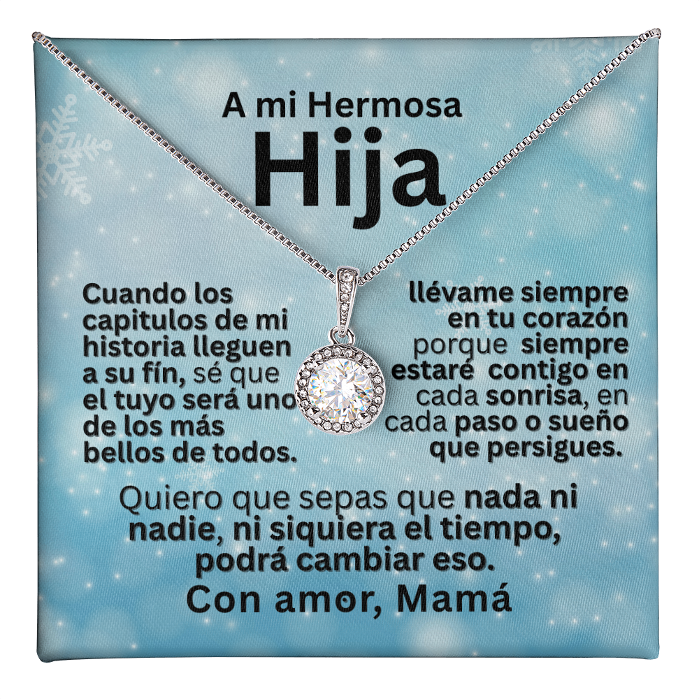 Para Mi Hija — Eternal Hope Necklace con Mensaje en Español