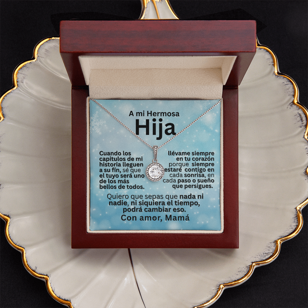 Collar “Eternal Hope” – A Mi Hermosa Hija | Mensaje de Mamá