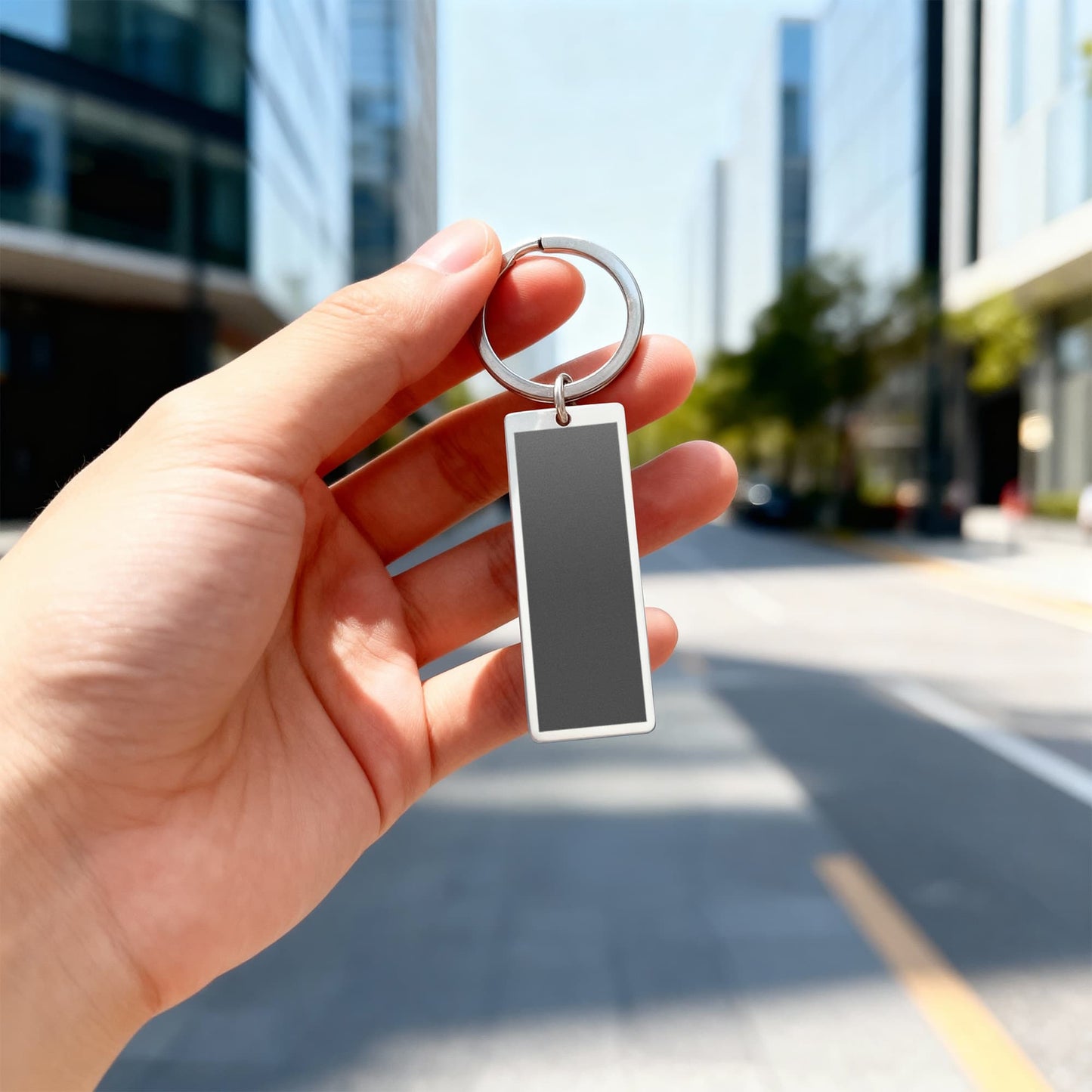 Personalized “To My Daughter” Engraved Keychain – Angel Message Gift