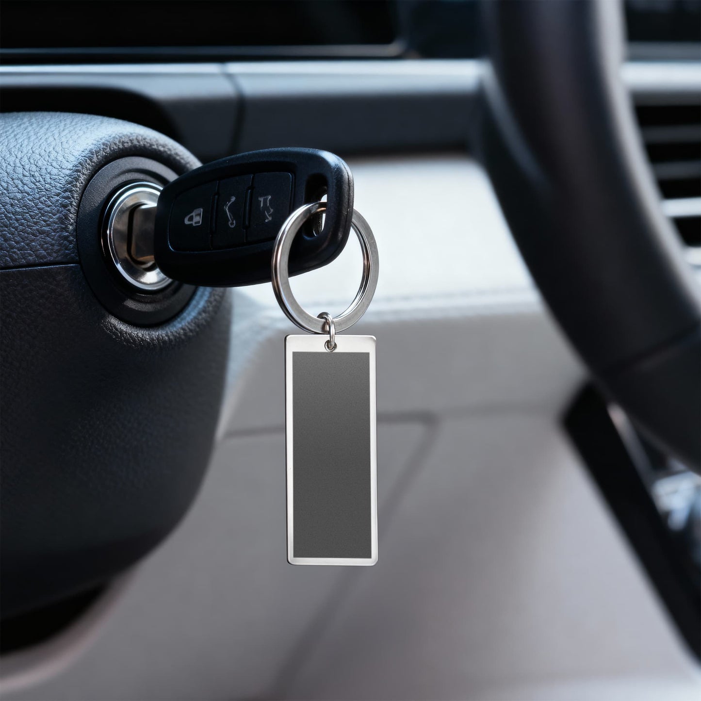 Personalized “To My Daughter” Engraved Keychain – Angel Message Gift