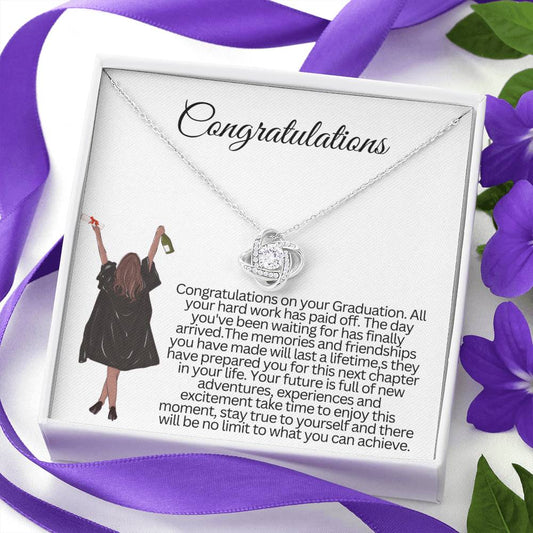 Congratulations on your Graduation| Love Knot Necklace