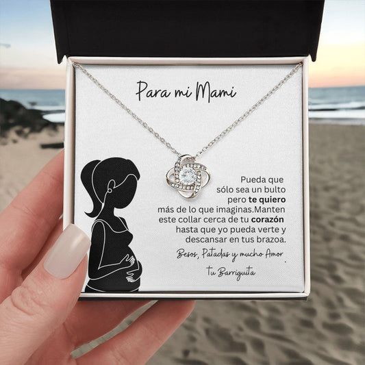 Para mi Mami | Del Bulto en tu Barriguita | Love Knot Necklace