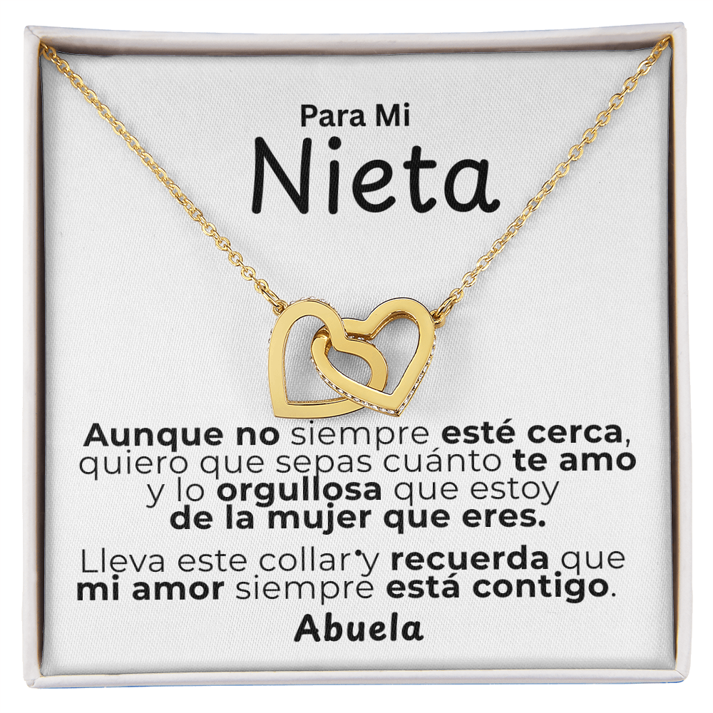Para Mi Nieta – De Abuela | Collar Nudo de Amor
