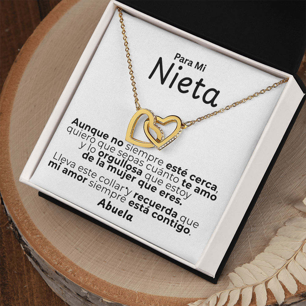 Para Mi Nieta – De Abuela | Collar Nudo de Amor