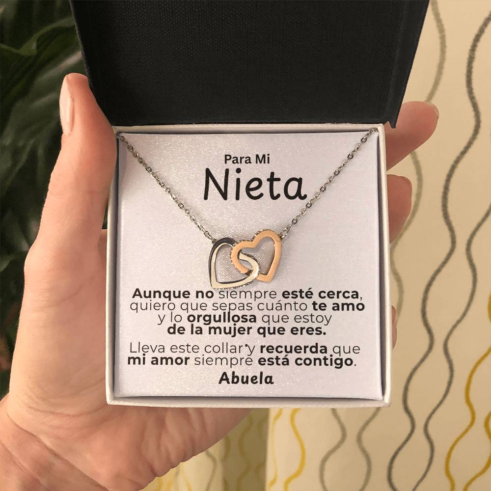 Para Mi Nieta – De Abuela | Collar Nudo de Amor