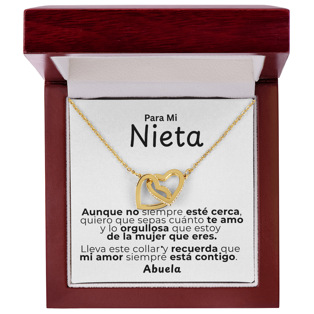 Para Mi Nieta – De Abuela | Collar Nudo de Amor