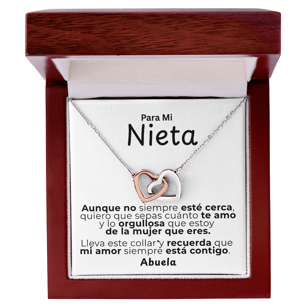 Para Mi Nieta – De Abuela | Collar Nudo de Amor