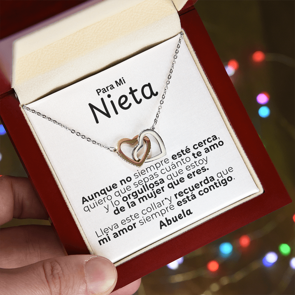 Para Mi Nieta – De Abuela | Collar Nudo de Amor