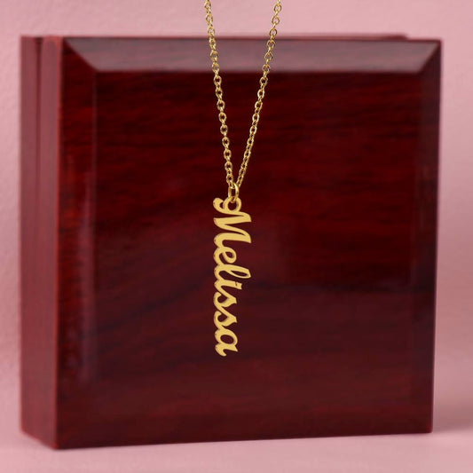 PERSONALIZED | VERTICAL NAME NECKLACE