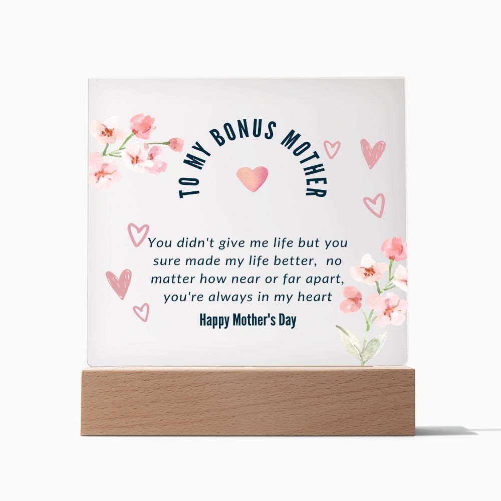 To My Bonus Mom – Mother’s Day Gift From the Heart
