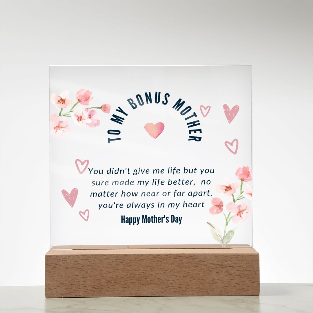 To My Bonus Mom – Mother’s Day Gift From the Heart