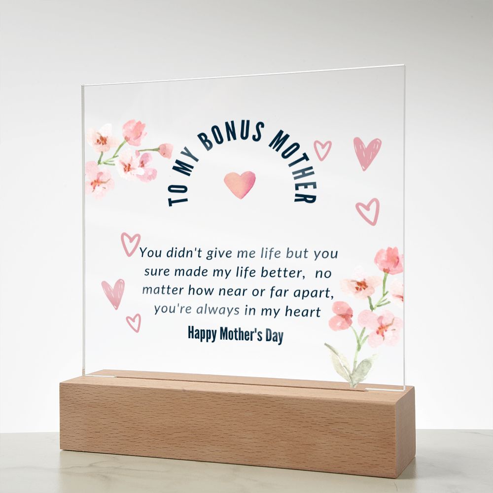 To My Bonus Mom – Mother’s Day Gift From the Heart