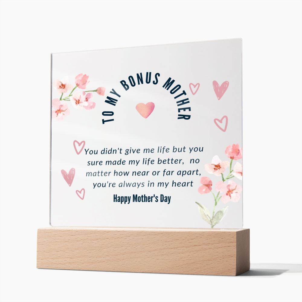 To My Bonus Mom – Mother’s Day Gift From the Heart
