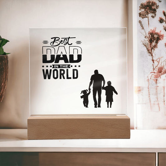 Best Dad | Square Acrylic Plaque