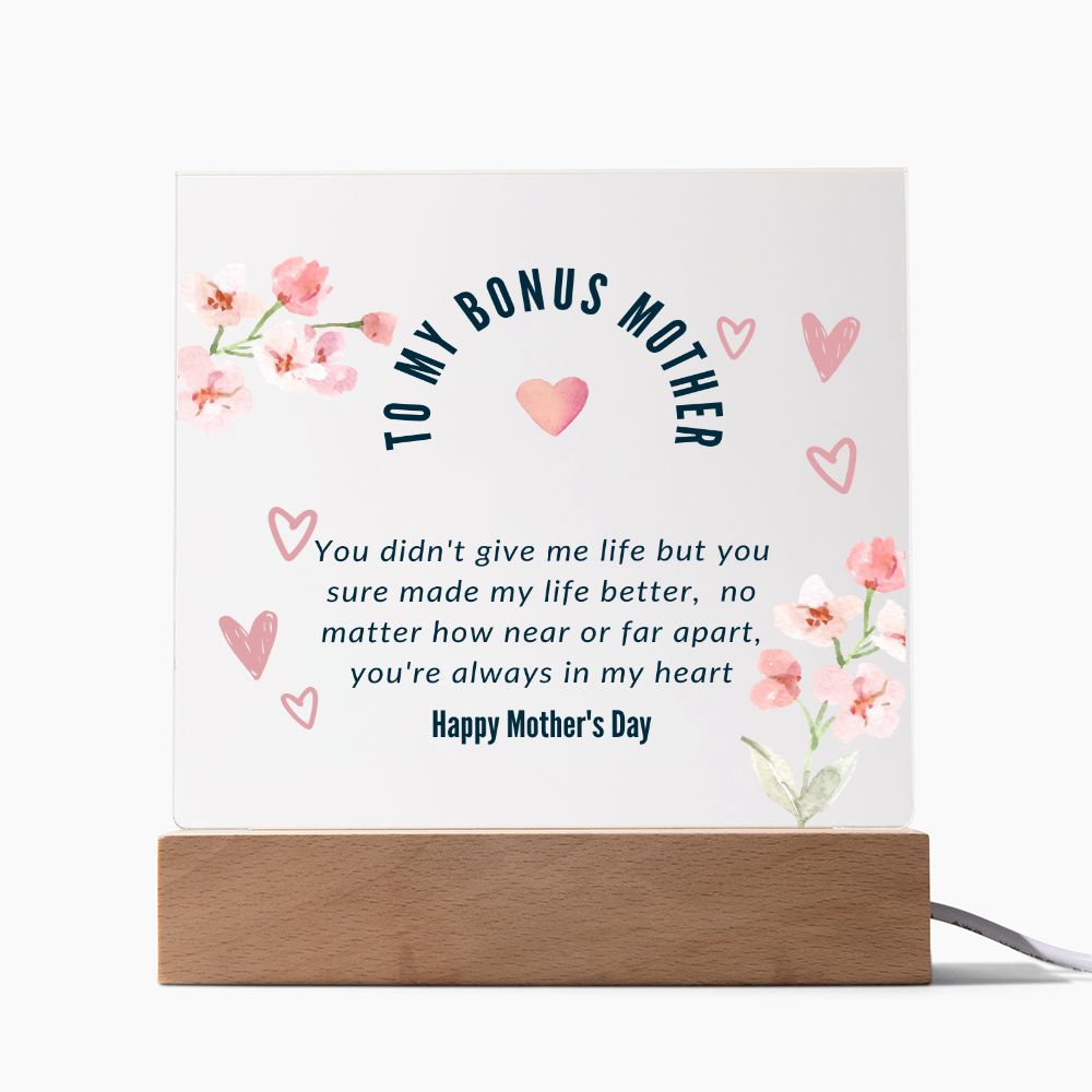 To My Bonus Mom – Mother’s Day Gift From the Heart