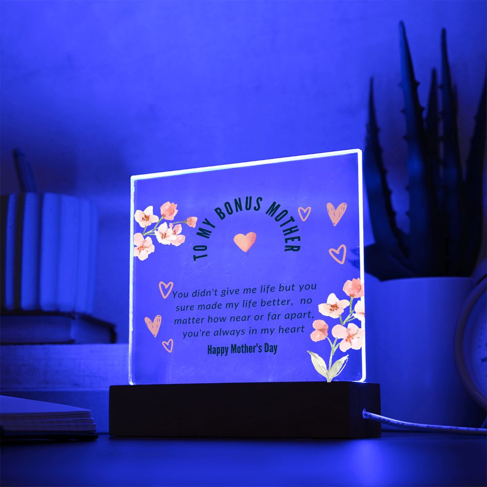 To My Bonus Mom – Mother’s Day Gift From the Heart