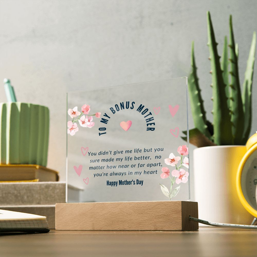 To My Bonus Mom – Mother’s Day Gift From the Heart