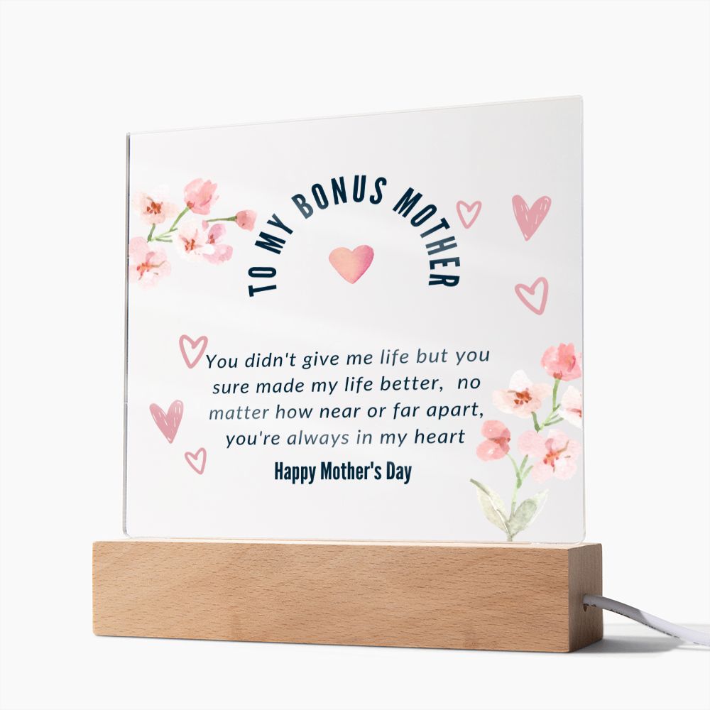 To My Bonus Mom – Mother’s Day Gift From the Heart