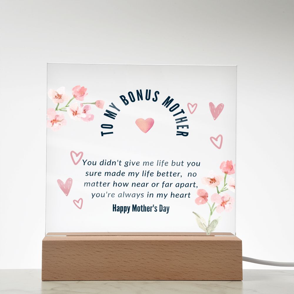 To My Bonus Mom – Mother’s Day Gift From the Heart