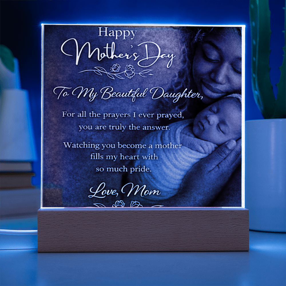 To My Daughter – Mother’s Day Keepsake