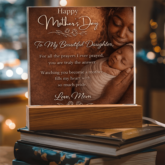 To My Daughter – Mother’s Day Keepsake