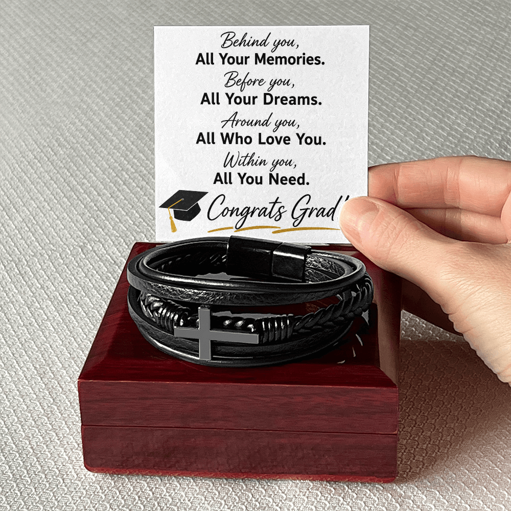 To My Son – Graduation Gift From The Heart 🎓 | Son Bracelet Graduation Gift