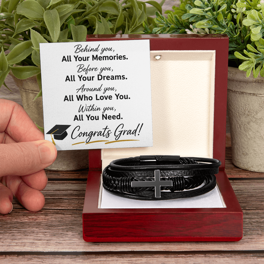 To My Son – Graduation Gift From The Heart 🎓 | Son Bracelet Graduation Gift