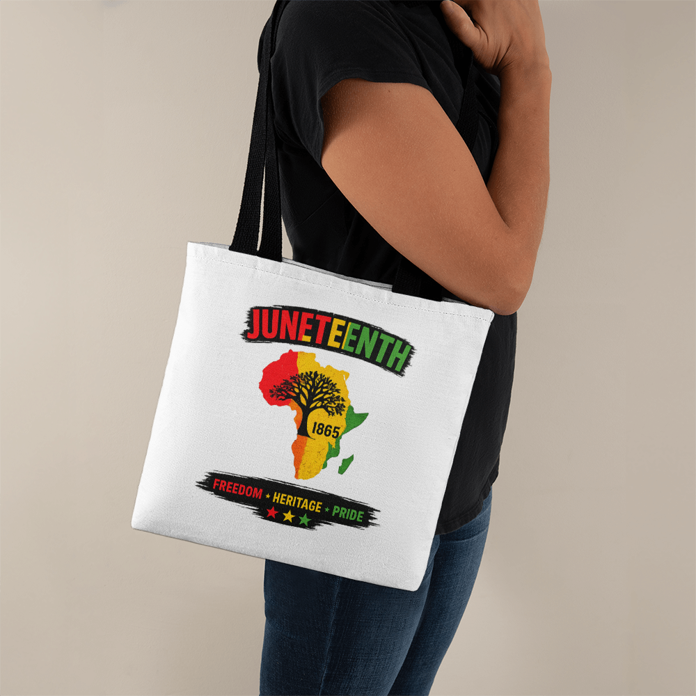 Juneteenth 1865 Freedom, Heritage, Pride, Tote Bag
