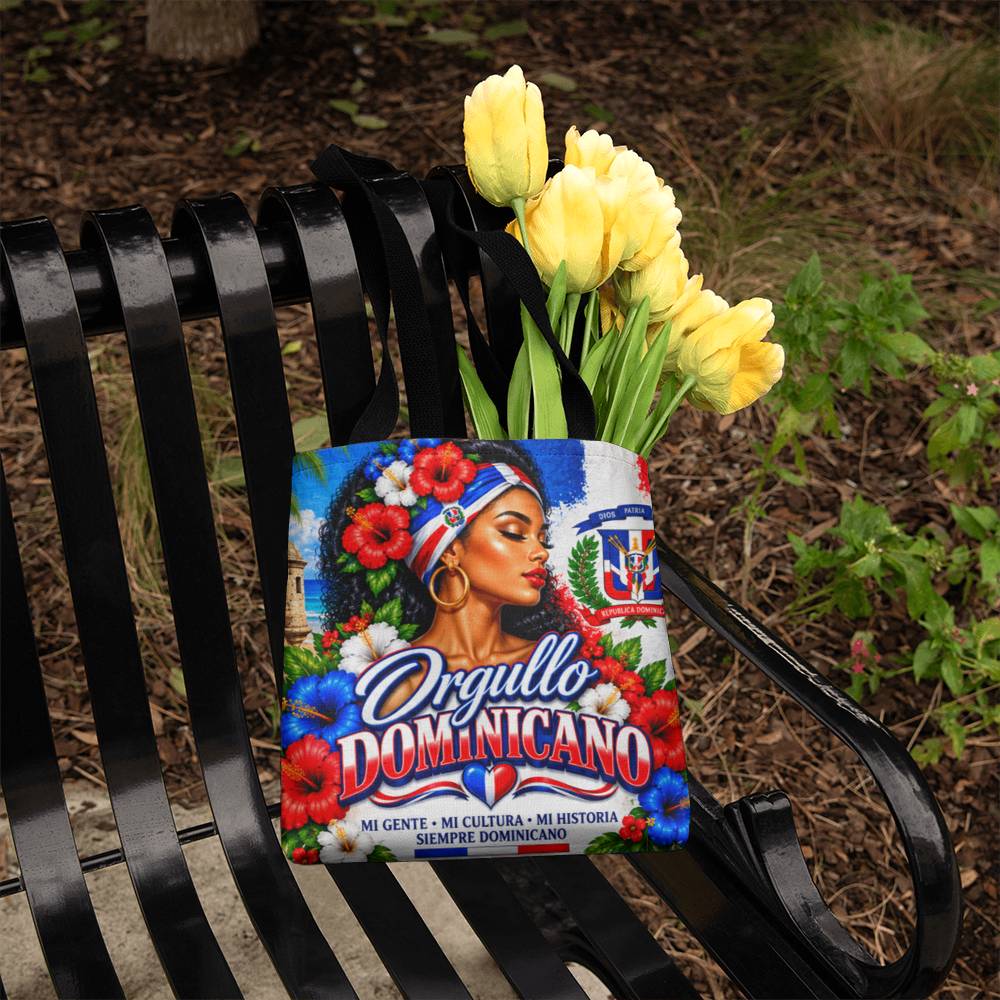 Dominican Republic Pride Tote Bag – Orgullo Dominicano & Quisqueya La Bella