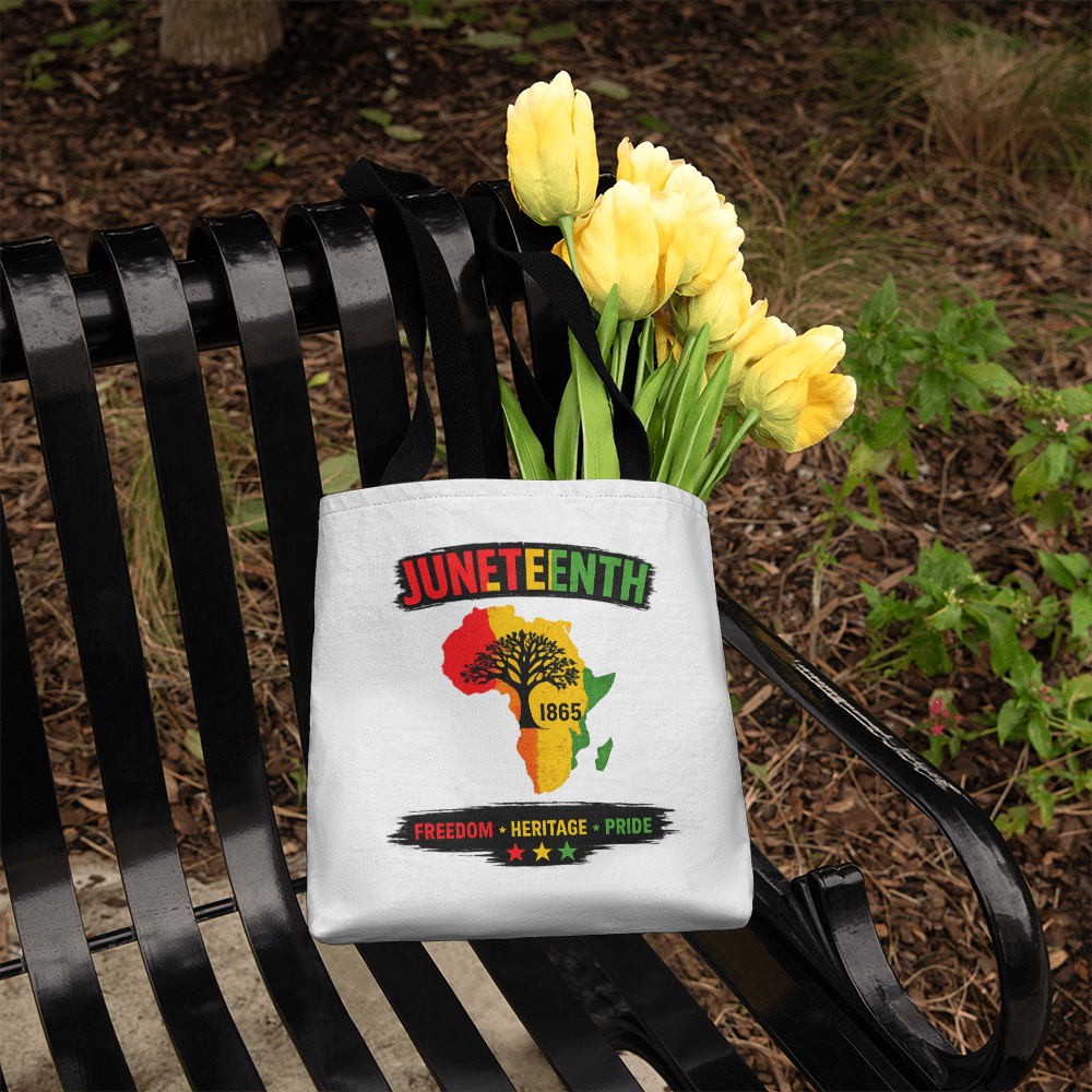 Juneteenth 1865 Freedom, Heritage, Pride, Tote Bag
