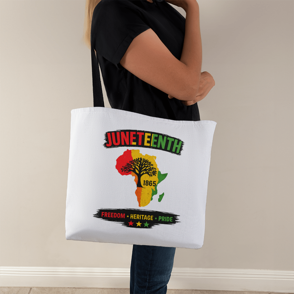 Juneteenth 1865 Freedom, Heritage, Pride, Tote Bag