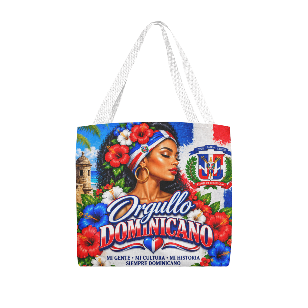 Dominican Republic Pride Tote Bag – Orgullo Dominicano & Quisqueya La Bella