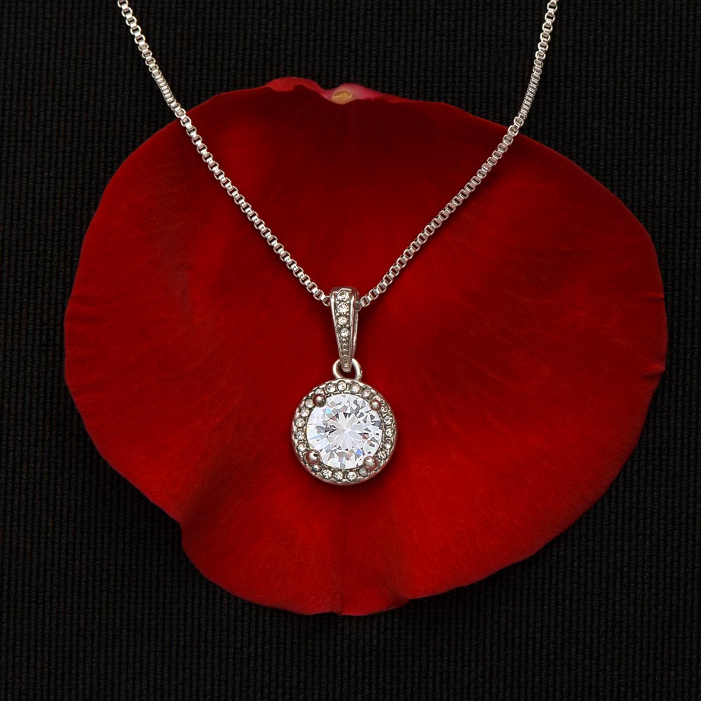 To my Bonus Mom, You're always in my heart Eternal Hope Necklace