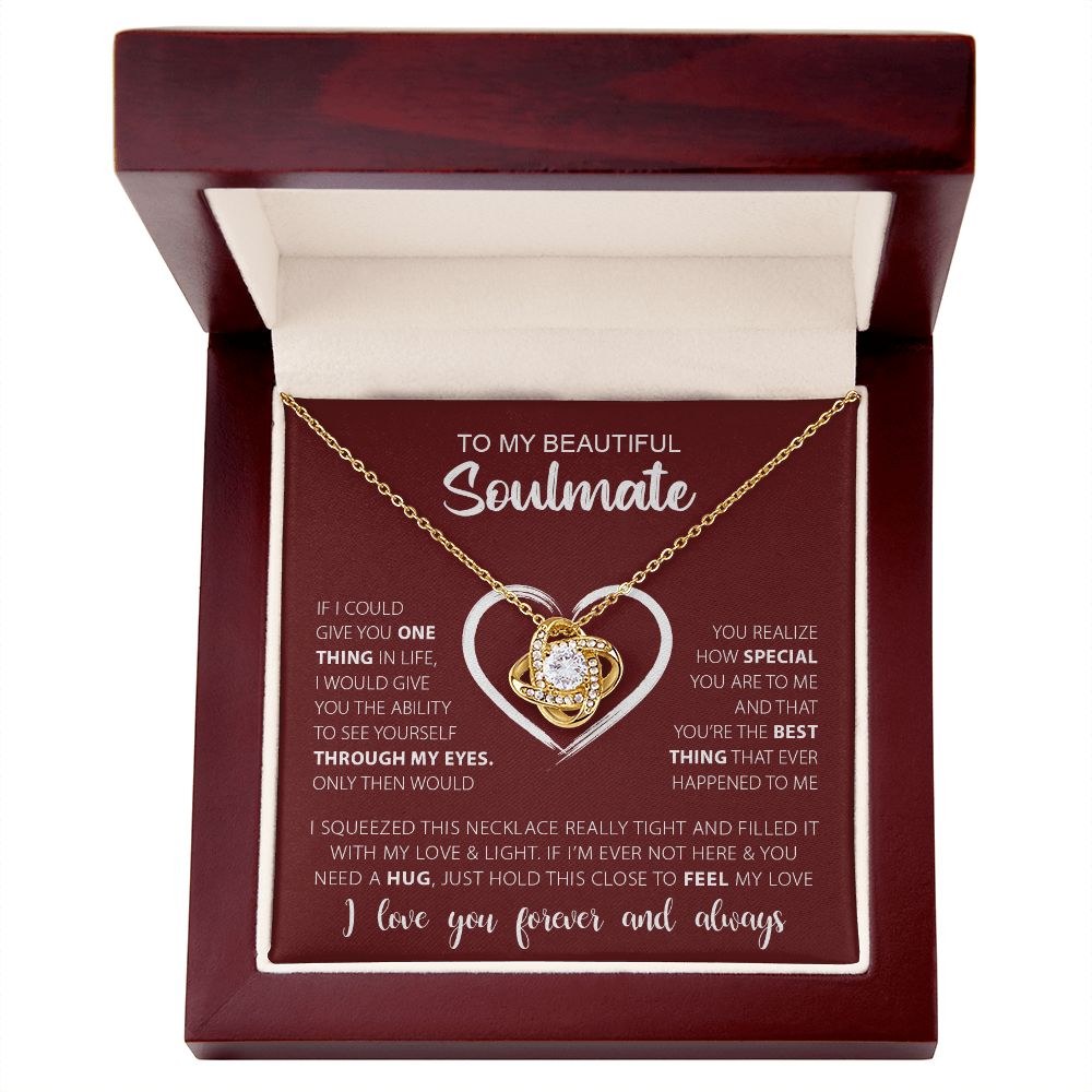 My Beautiful Soulmate | Love & Light - Love Knot Necklace