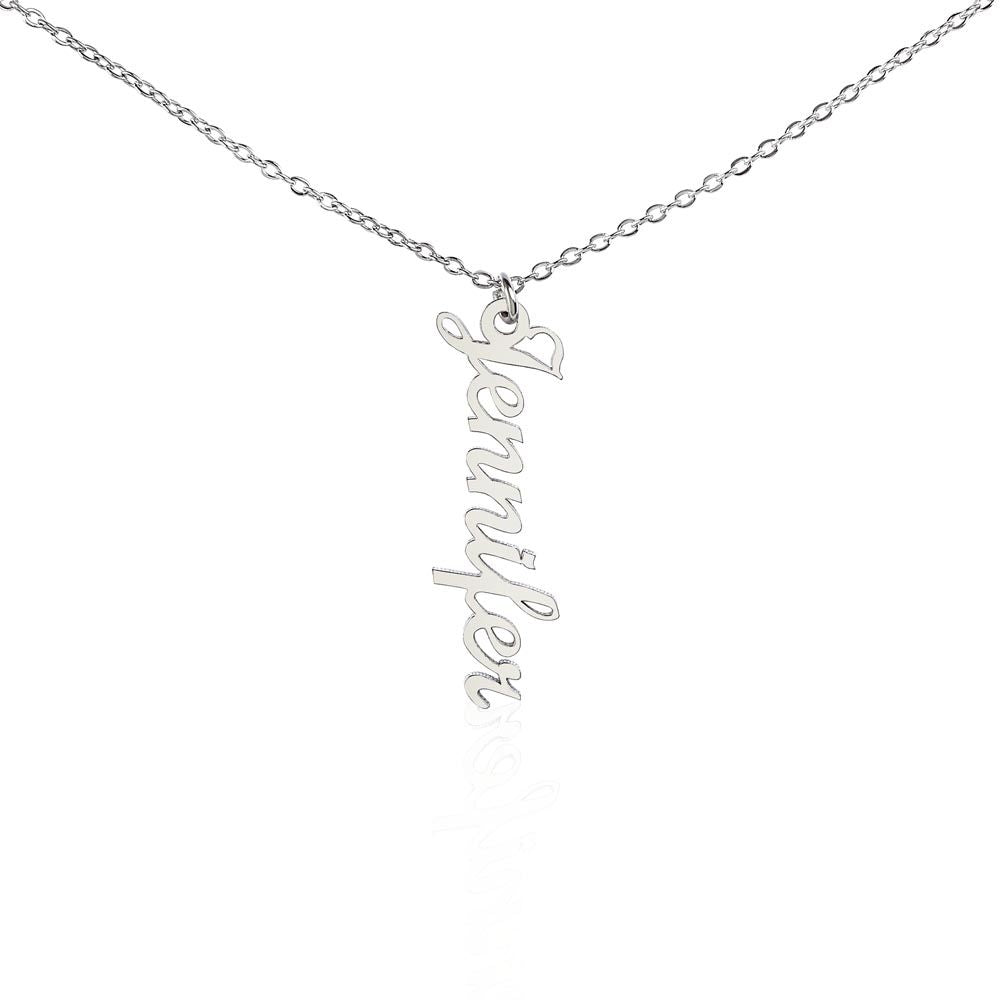 PERSONALIZED | VERTICAL NAME NECKLACE|