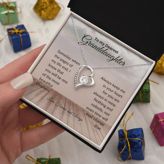 Forever love necklace, To my Dearest Granddaughter